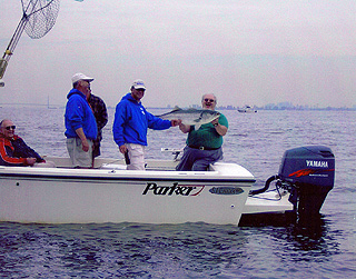 Striper fishing